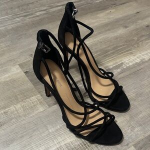 Black Strappy Heels